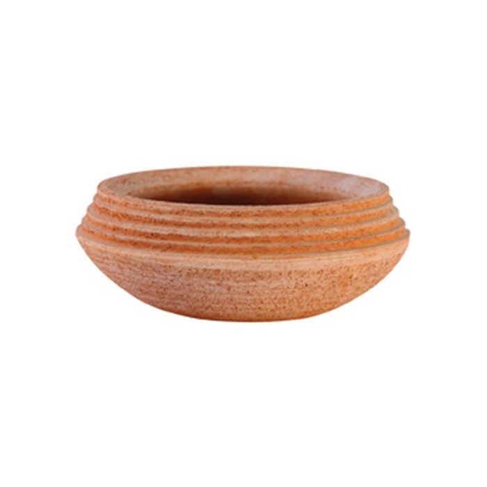 Striped Terracotta Bowl